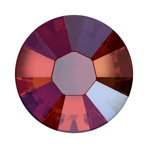 Swarovski Hotfix Crystals 2038 ss 6 Light Siam Shimmer A HF