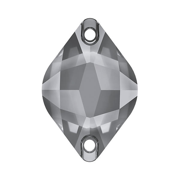 Swarovski Sew-on Crystals 3211 14 x 9 mm Crystal Silver Night