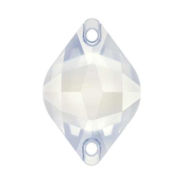 Swarovski Sew-on Crystals 3211 14 x 9 mm White Opal F