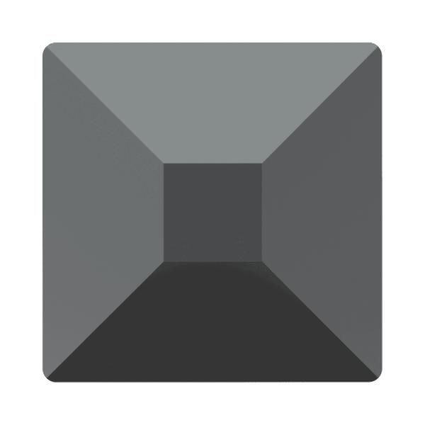 Swarovski Flatback Crystals 2403 4 mm Jet Hematite Unfoiled