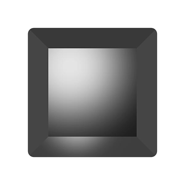 Swarovski Hotfix Crystals 2402 4 mm Jet Hematite M HF