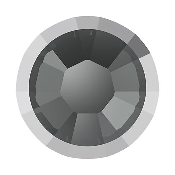Swarovski Hotfix Crystals 2038/I ss 10 Black Diamond Light Chrome Z A HF
