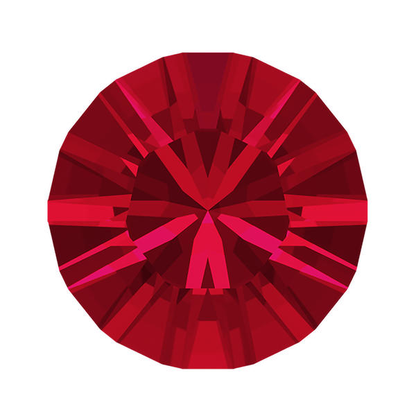 Swarovski Round Stones 1028 pp 7 Scarlet F