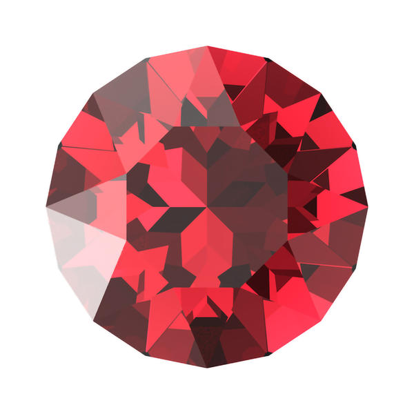 Swarovski Round Stones 1088 pp 24 Scarlet