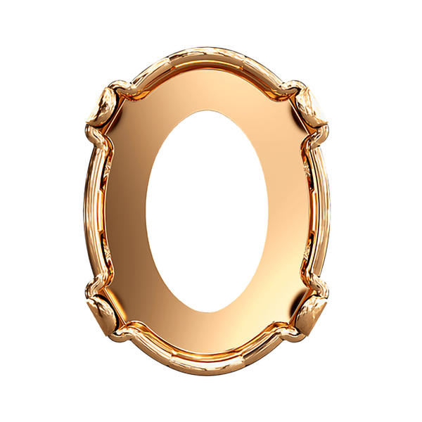 Swarovski Fancy Stone Settings 4120/S 8 x 6 mm Brass 3PH2OZ