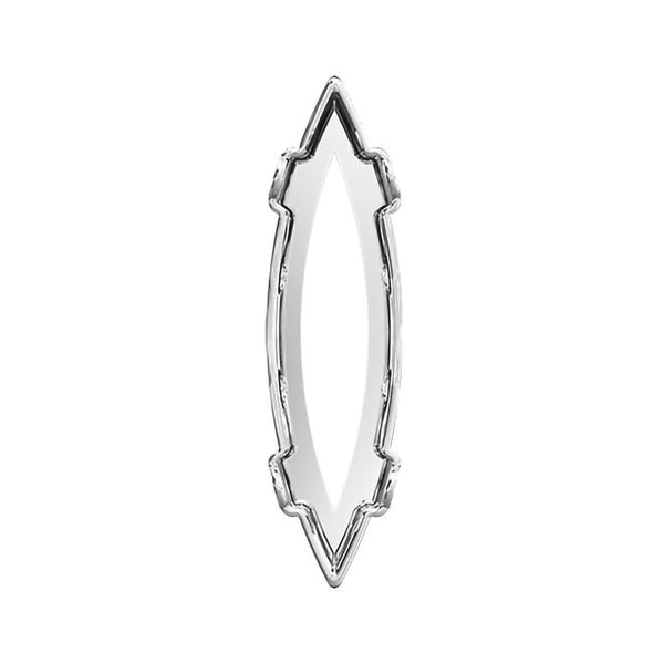 Swarovski Fancy Stone Settings 4200/S 11 x 3 mm Rhodium 1PH2OH