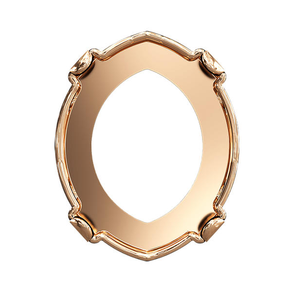 Swarovski Fancy Stone Settings 4224/S 10 x 8 mm Brass 3PH2OZ