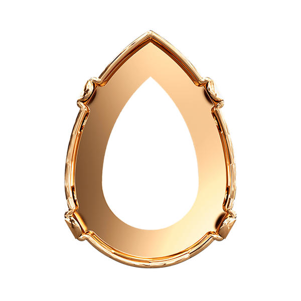 Swarovski Fancy Stone Settings 4320/S 18 x 13 mm Brass 3PH2OZ