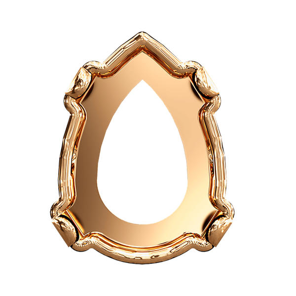 Swarovski Fancy Stone Settings 4320/S 6 x 4 mm Brass 3PH2OZ