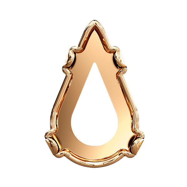 Swarovski Fancy Stone Settings 4328/S 10 x 6 mm Brass 3PH2OZ