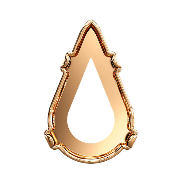 Swarovski Fancy Stone Settings 4328/S 13 x 7,8 mm Brass 3PH2OZ