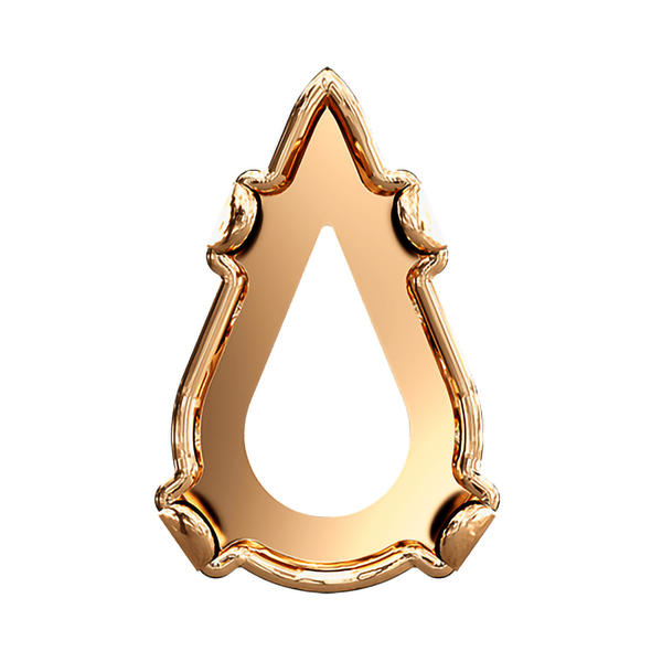 Swarovski Fancy Stone Settings 4328/S 8 x 4,8 mm Brass 3PH2OZ