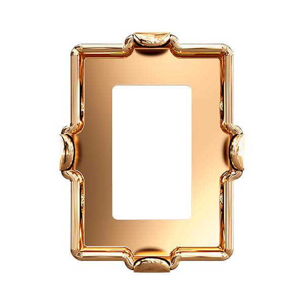 Swarovski Fancy Stone Settings 4527/S 8 x 6 mm Brass 3PH2OZ