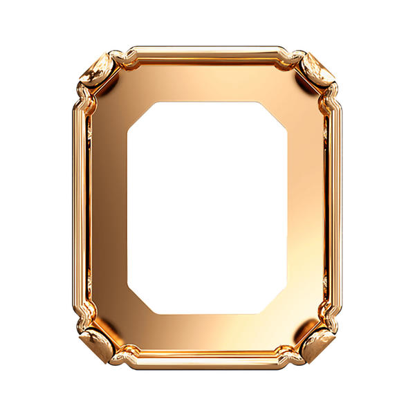 Swarovski Fancy Stone Settings 4600/S 12 x 10 mm Brass 3PH2OZ