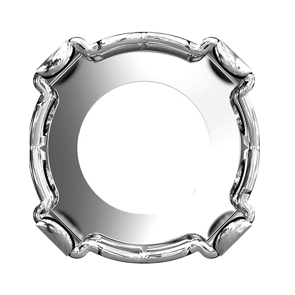 Swarovski Round Stone Settings 1088/S ss 35 Rhodium 3PH2OH