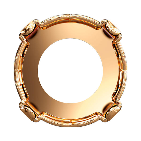 Swarovski Round Stone Settings 1088/S ss 45 Brass 3PH2OZ