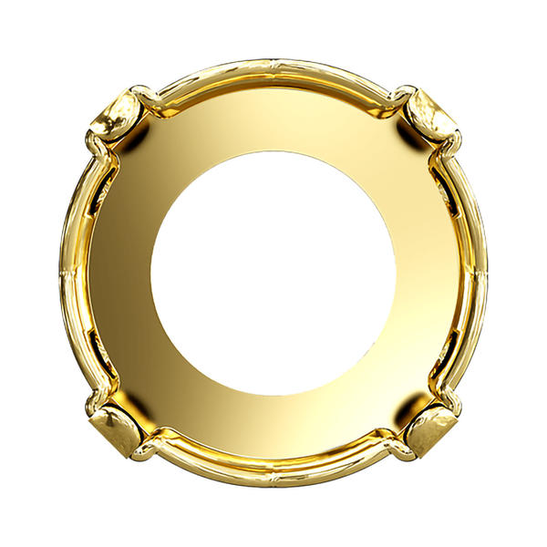 Swarovski Round Stone Settings 1088/S ss 50 Gold 3PH2O3