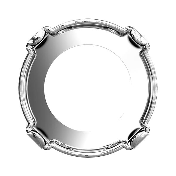 Swarovski Round Stone Settings 1122/S ss 47 Rhodium 3PH2OH