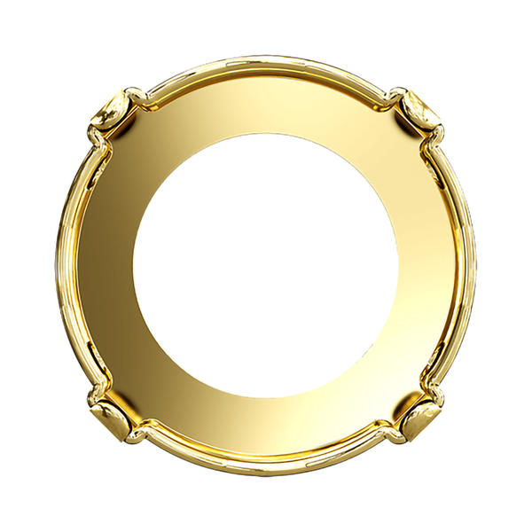 Swarovski Round Stone Settings 1122/S 14 mm Gold 3PH2O3