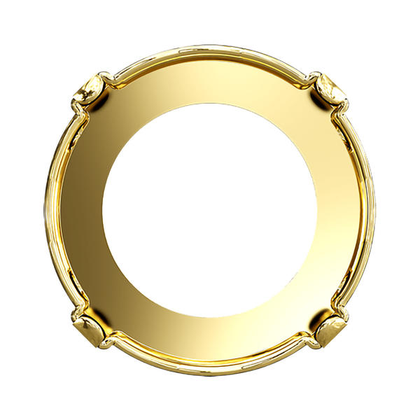 Swarovski Round Stone Settings 1122/S 16 mm Gold 3PH2O3