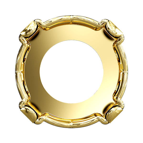 Swarovski Round Stone Settings 1088/S ss 39 Gold 3PH2O3