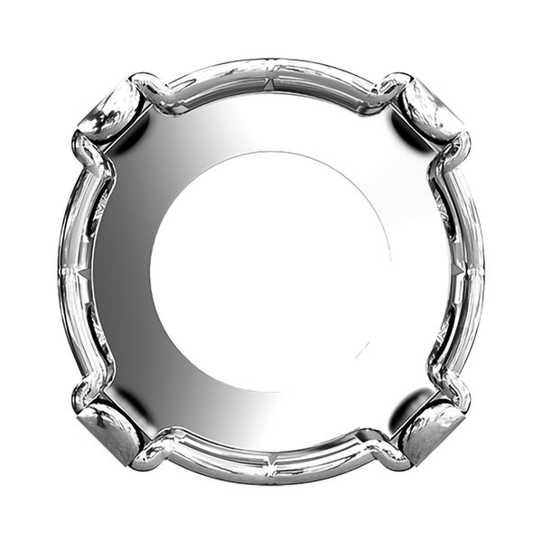 Swarovski Round Stone Settings 1088/S ss 39 Rhodium 3PH2OH