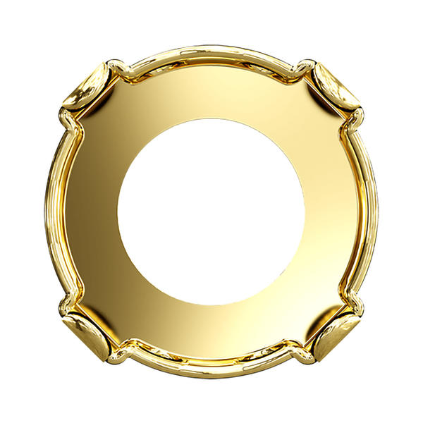 Swarovski Round Stone Settings 1122/S ss 39 Gold 3PH2O3