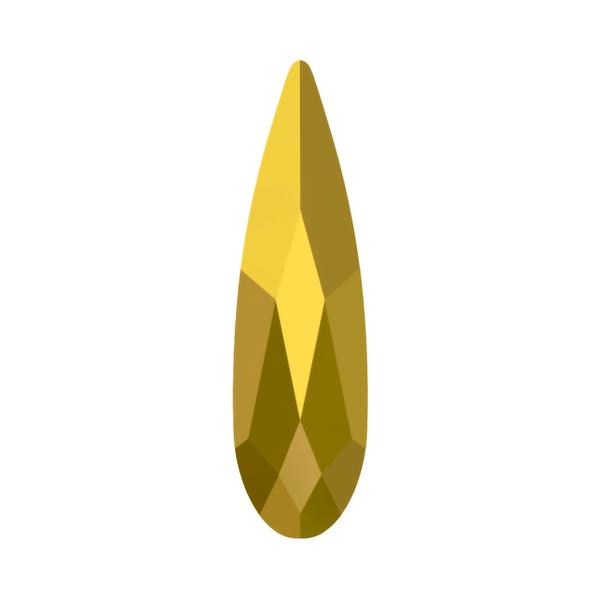 Swarovski Flatback Crystals 2304 14 x 3,9 mm Crystal Aurum F