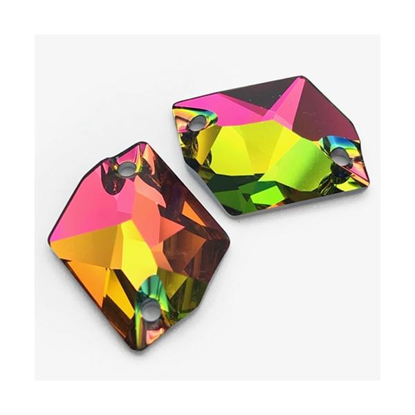 Swarovski Sew-on Crystals 3265 20 x 16 mm Crystal Vitrail Medium