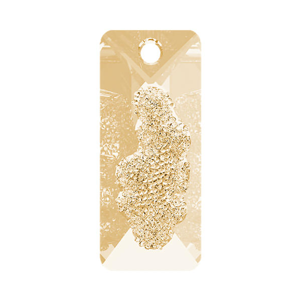 Swarovski Crystal Pendants 6925 36 mm Crystal Golden Shadow