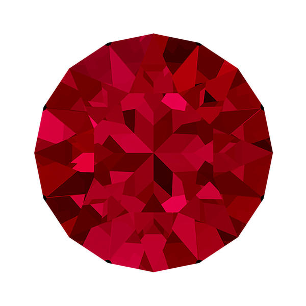 Swarovski Round Stones 1088 ss 45 Scarlet F