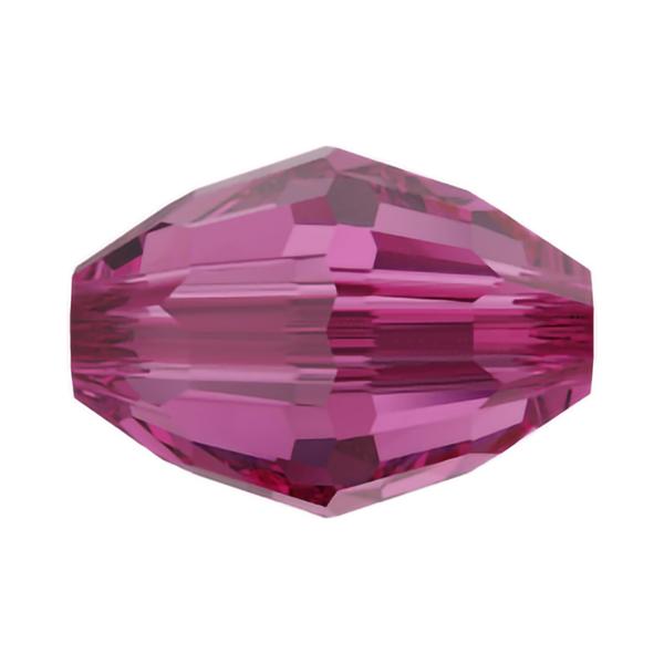 Swarovski Crystal Beads 5200 6 x 4 mm Fuchsia
