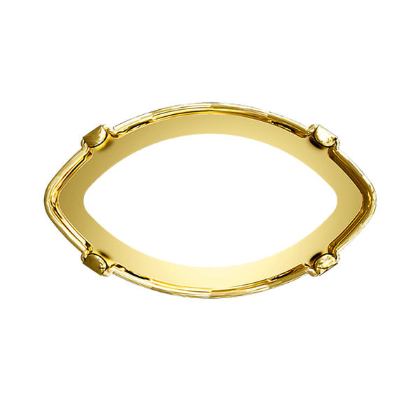 Swarovski Fancy Stone Settings 4775/S 18 x 10,5 mm Gold 3PH2O3