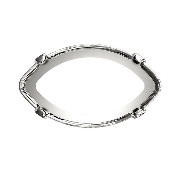 Swarovski Fancy Stone Settings 4775/S 18 x 10,5 mm Rhodium 3PH2OH