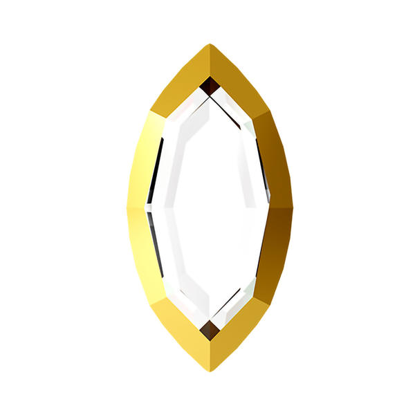 Swarovski Hotfix Crystals 2200/I 8 x 4 mm Crystal Dorado Z M HF