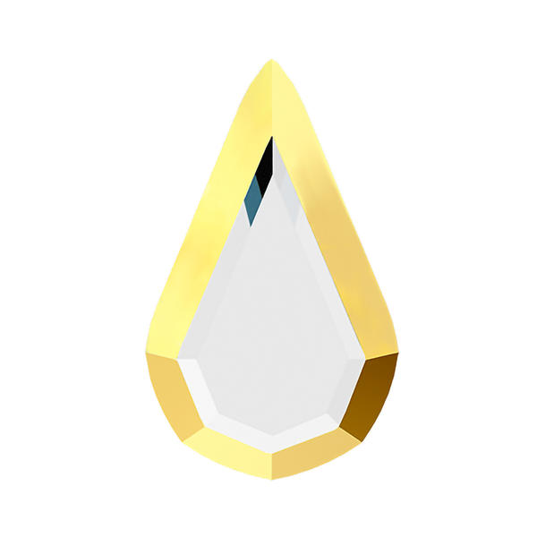 Swarovski Hotfix Crystals 2300/I 8 x 4,8 mm Crystal Dorado Z M HF