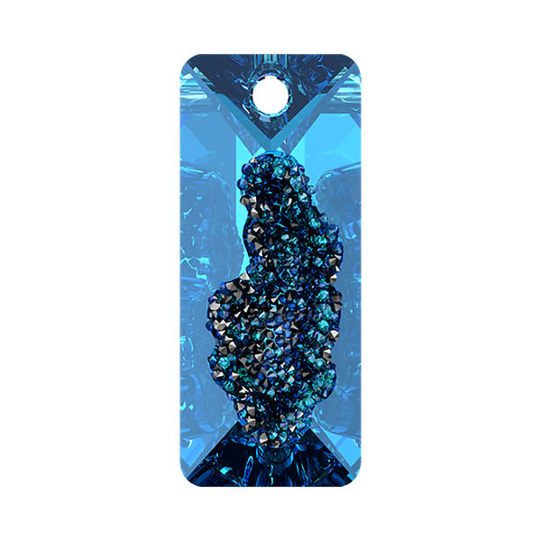 Swarovski Crystal Pendants 6925 36 mm Crystal Bermuda Blue P
