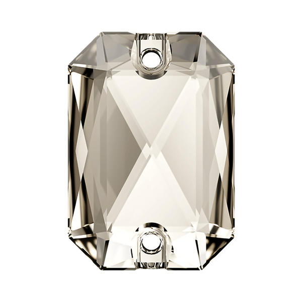 Swarovski Sew-on Crystals 3252 28 x 20 mm Crystal Silver Shade F