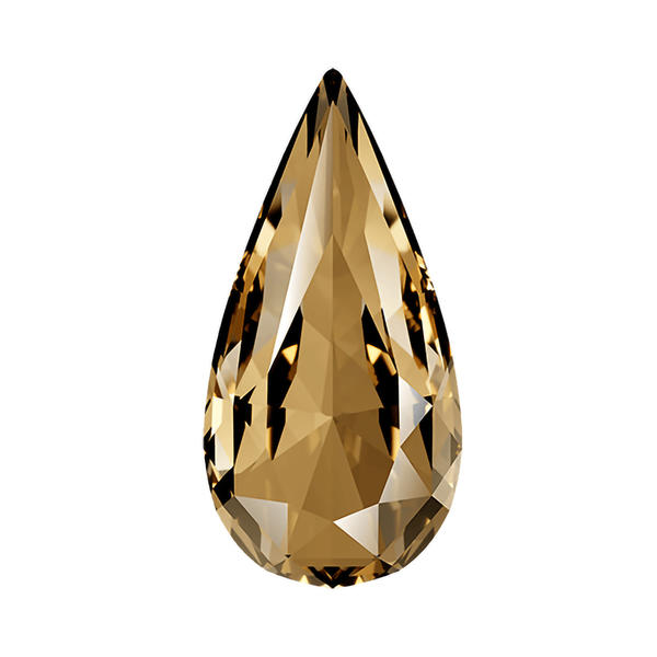 Swarovski Fancy Stones 4322 10 x 5 mm Crystal Golden Shadow F