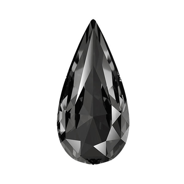 Swarovski Fancy Stones 4322 10 x 5 mm Crystal Silver Night