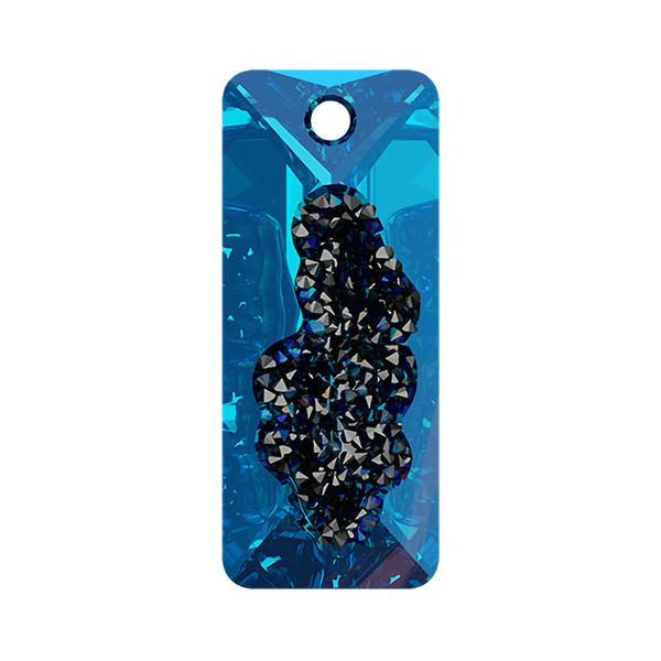 Swarovski Crystal Pendants 6925 26 mm Crystal Bermuda Blue P