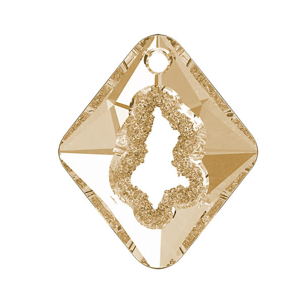 Swarovski Crystal Pendants 6926 36 mm Crystal Golden Shadow