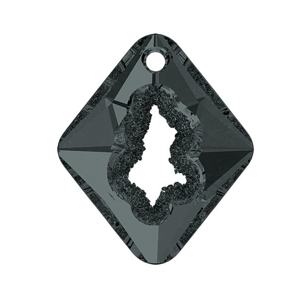 Swarovski Crystal Pendants 6926 36 mm Crystal Silver Night