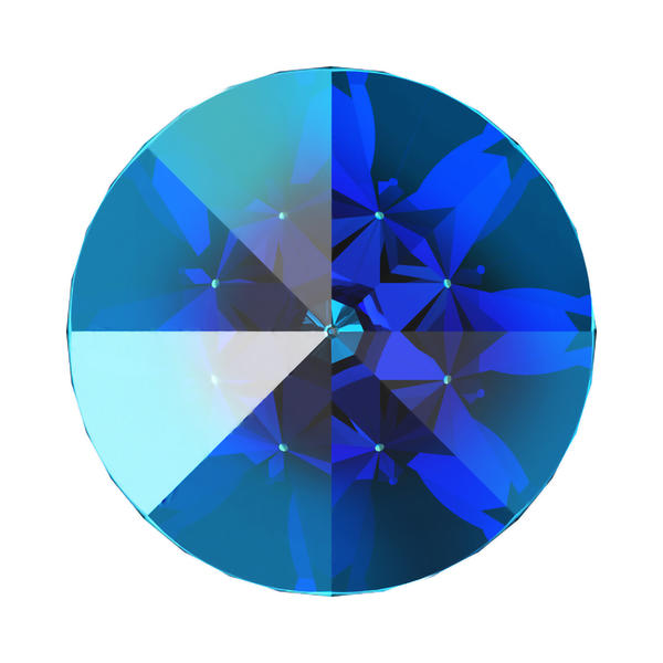 Swarovski Round Stones 1185 pp 14 Crystal Bermuda Blue