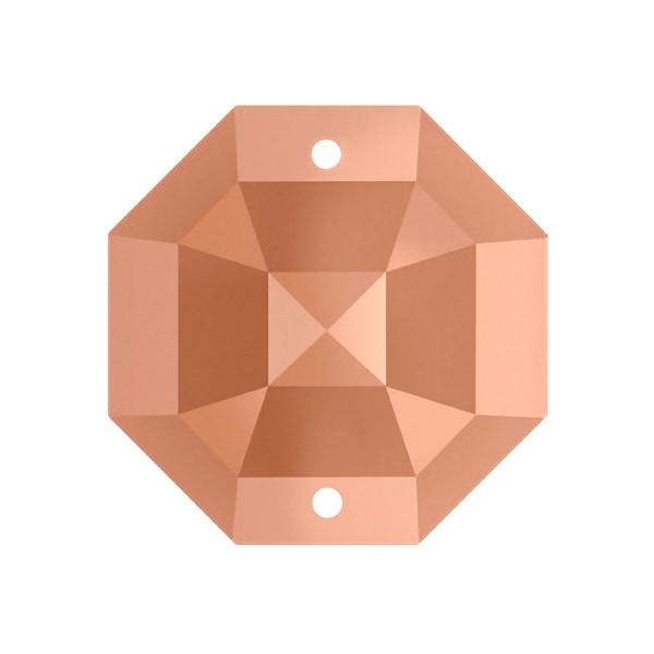 Swarovski Lighting Crystals 8116 14 mm Crystal Rose Gold