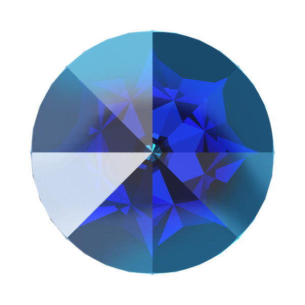 Swarovski Round Stones 1185 pp 22 Crystal Bermuda Blue