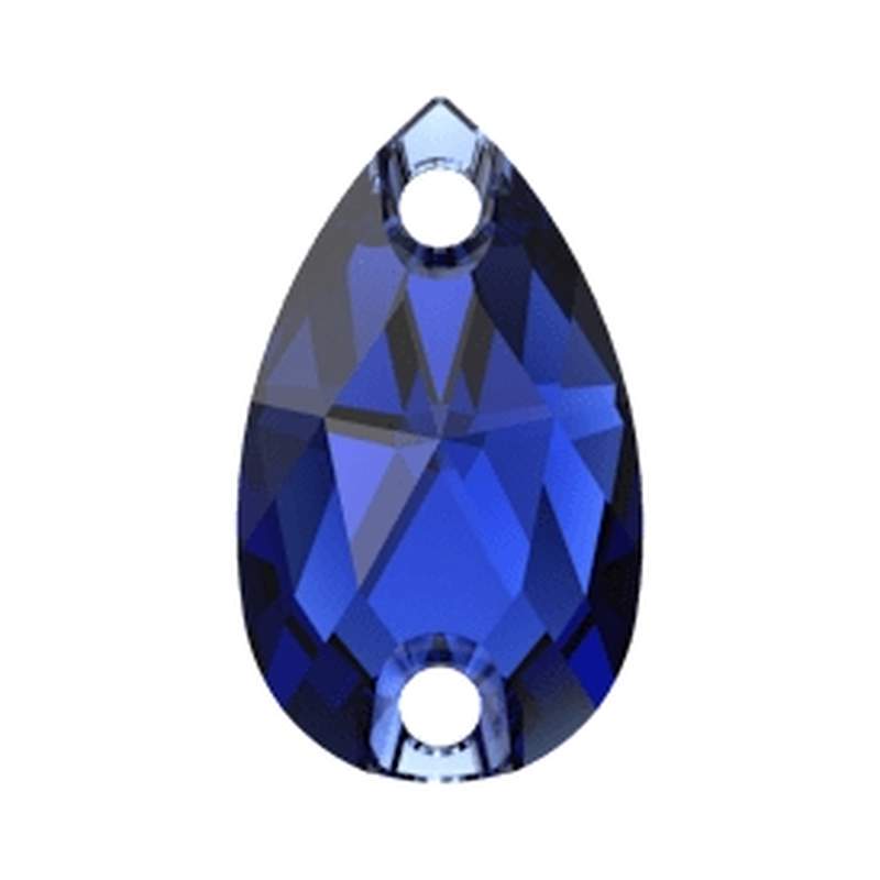 Swarovski Sew-on Crystals 3230 12 x 7 mm Cobalt F