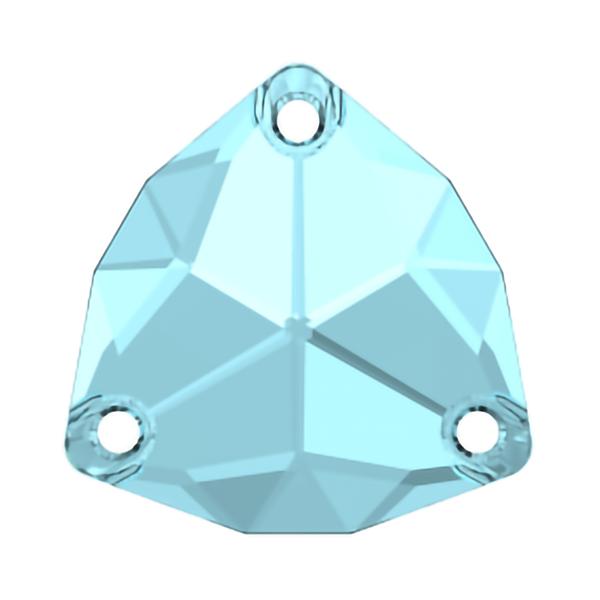 Swarovski Sew-on Crystals 3272 16 mm Aquamarine F