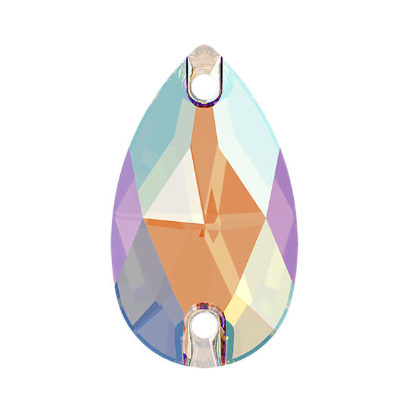 Swarovski Sew-on Crystals 3230 28 x 17 mm Light Colorado Topaz Shimmer F