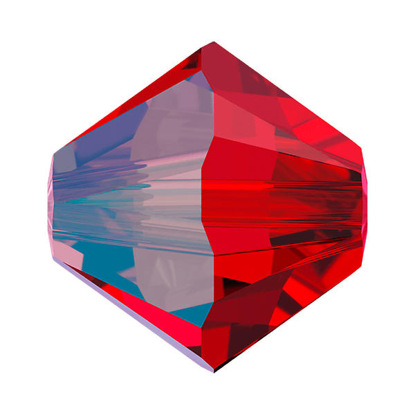 Swarovski Crystal Beads 5328 4 mm Light Siam Shimmer